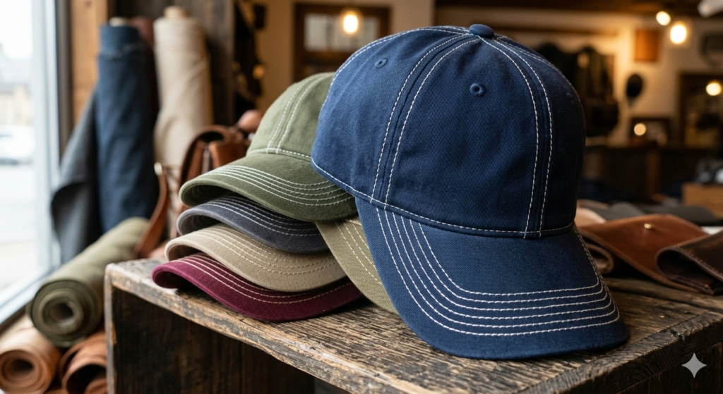 "High-quality cotton baseball baseball caps with reinforced stitching"